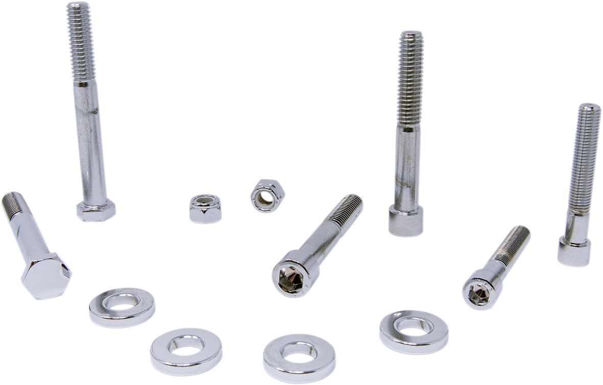 DRAG SPECIALTIES Knurled Motor Mount Bolt Kit - Dyna MK267