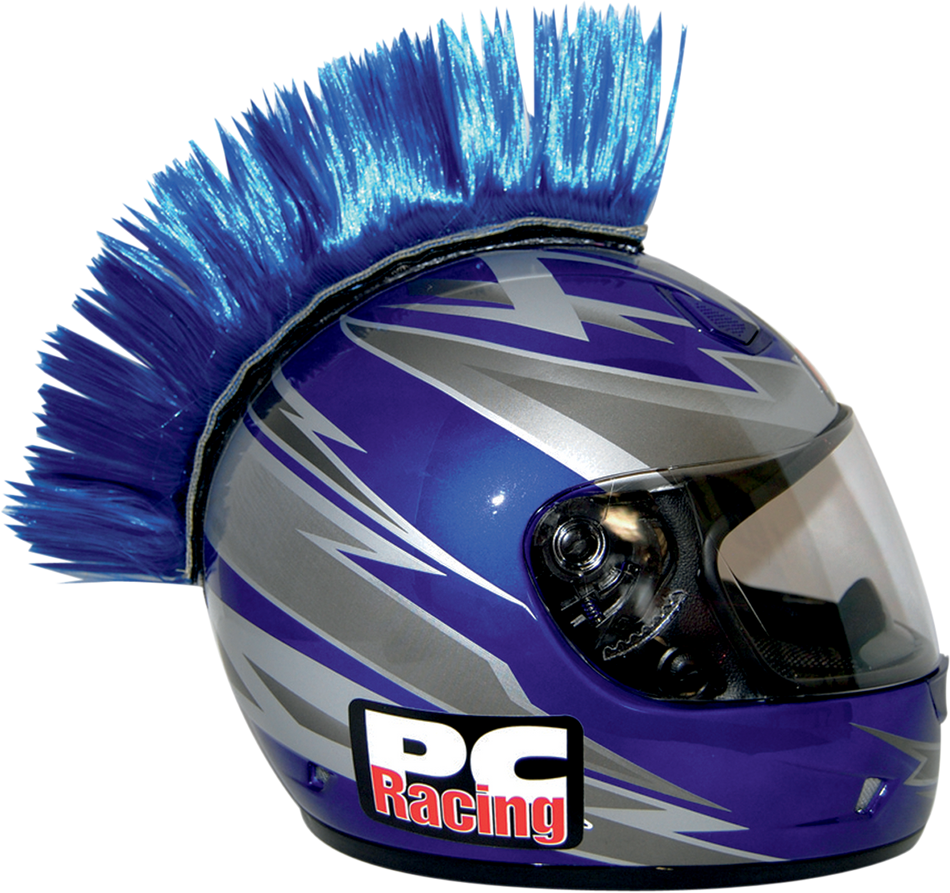 PC RACING Helmet Mohawk - Blue PCHMBLUE