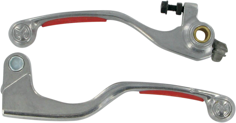 MOOSE RACING Lever Set - Competition - Red 1SGHA93