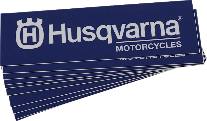 D'COR VISUALS Husqvarna Decal - 6" - 10 Pack 40-70-107