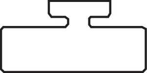 Guía deslizante de repuesto negra GARLAND - UHMW - Perfil 14 - Longitud 47,75" - Kawasaki 14-4775-2-01-01 