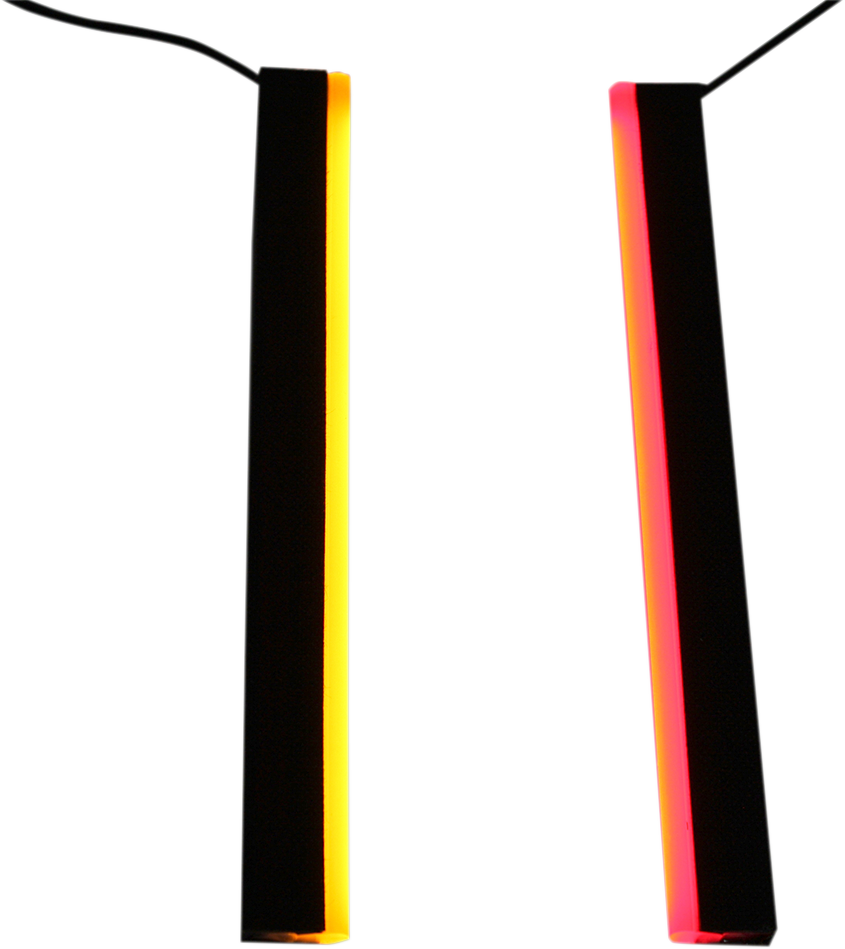 CUSTOM DYNAMICS Plasma Rod - 10" - Red/Amber GENPLASMA10DC2