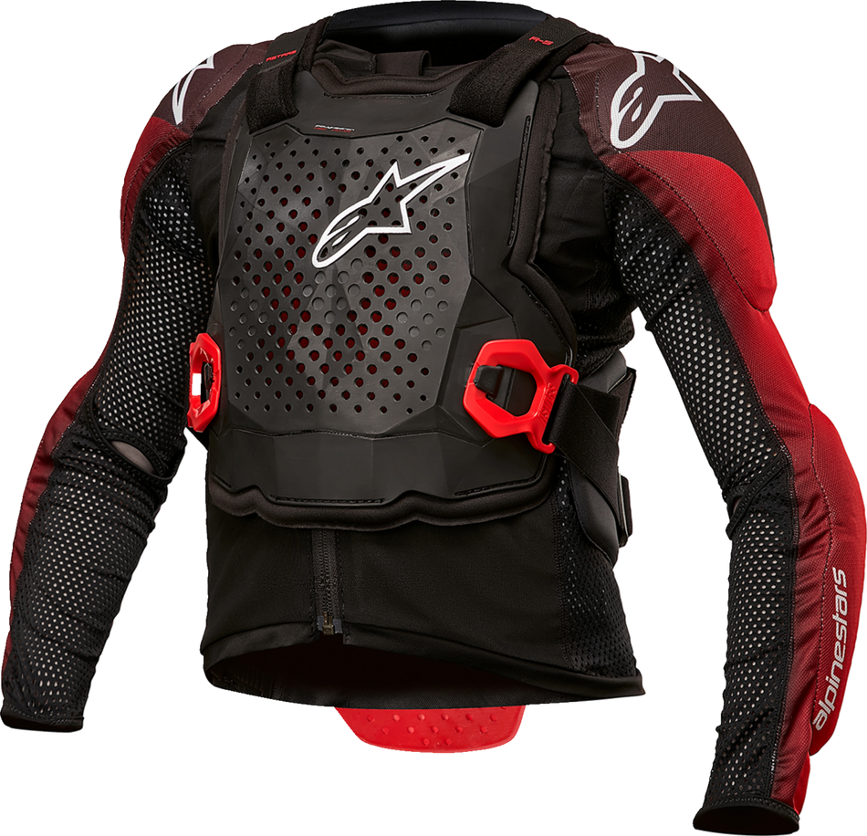 ALPINESTARS Youth Bionic Tech Jacket - Black/White/Red - L/XL 6546624-123-LXL