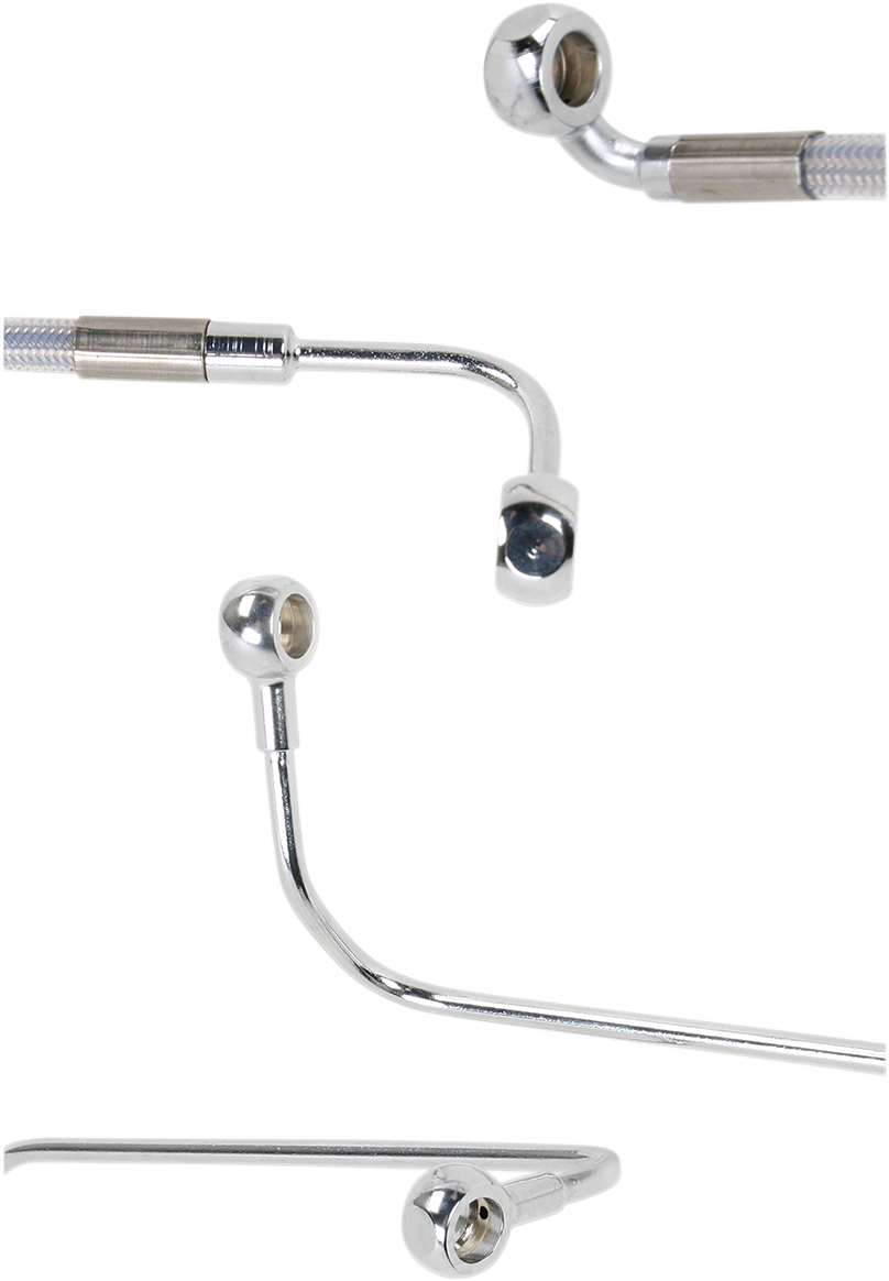 DRAG SPECIALTIES Brake Line - Rear - Stainless Steel 640231