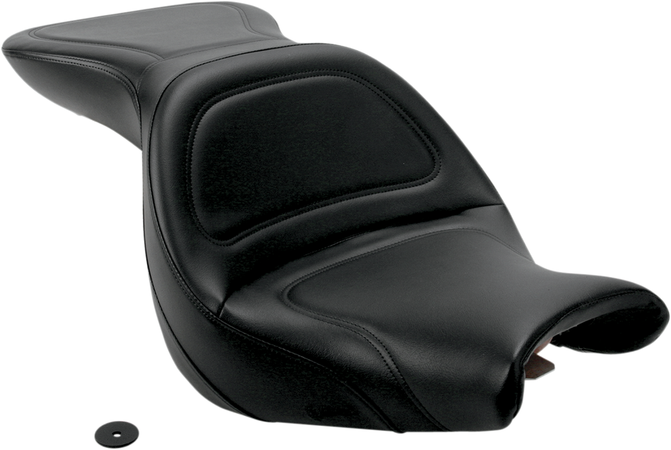 SADDLEMEN Seat - Explorer - without Backrest - Stitched - Black - V750 Aero H04-13-029