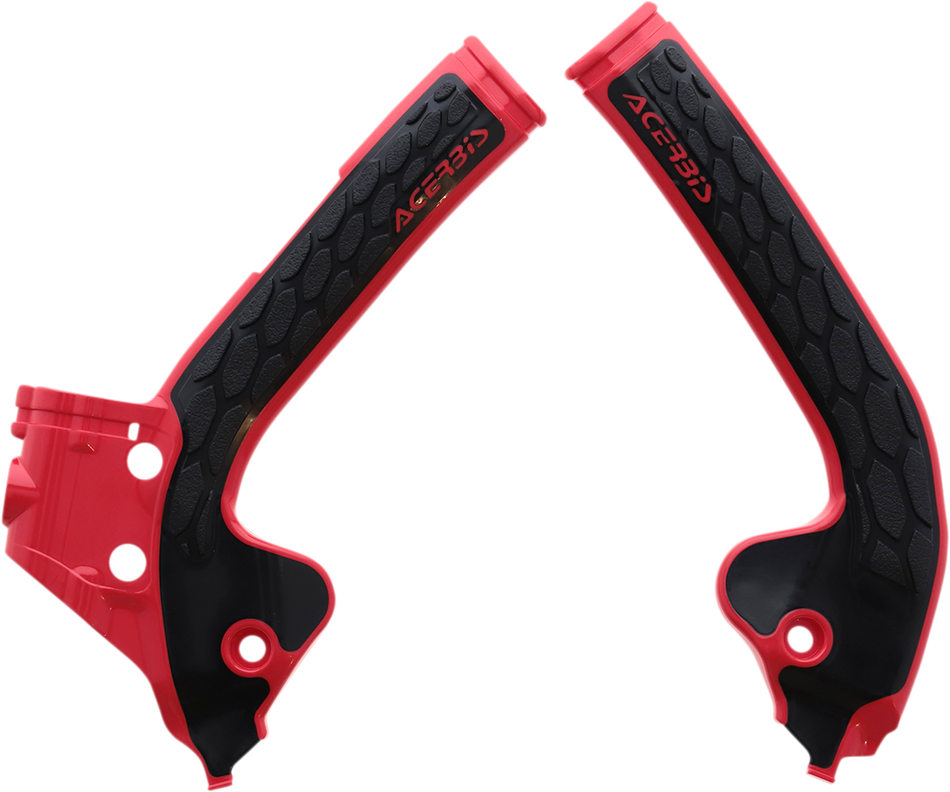 ACERBIS X-Grip Frame Guards - Red/Black 2686041018