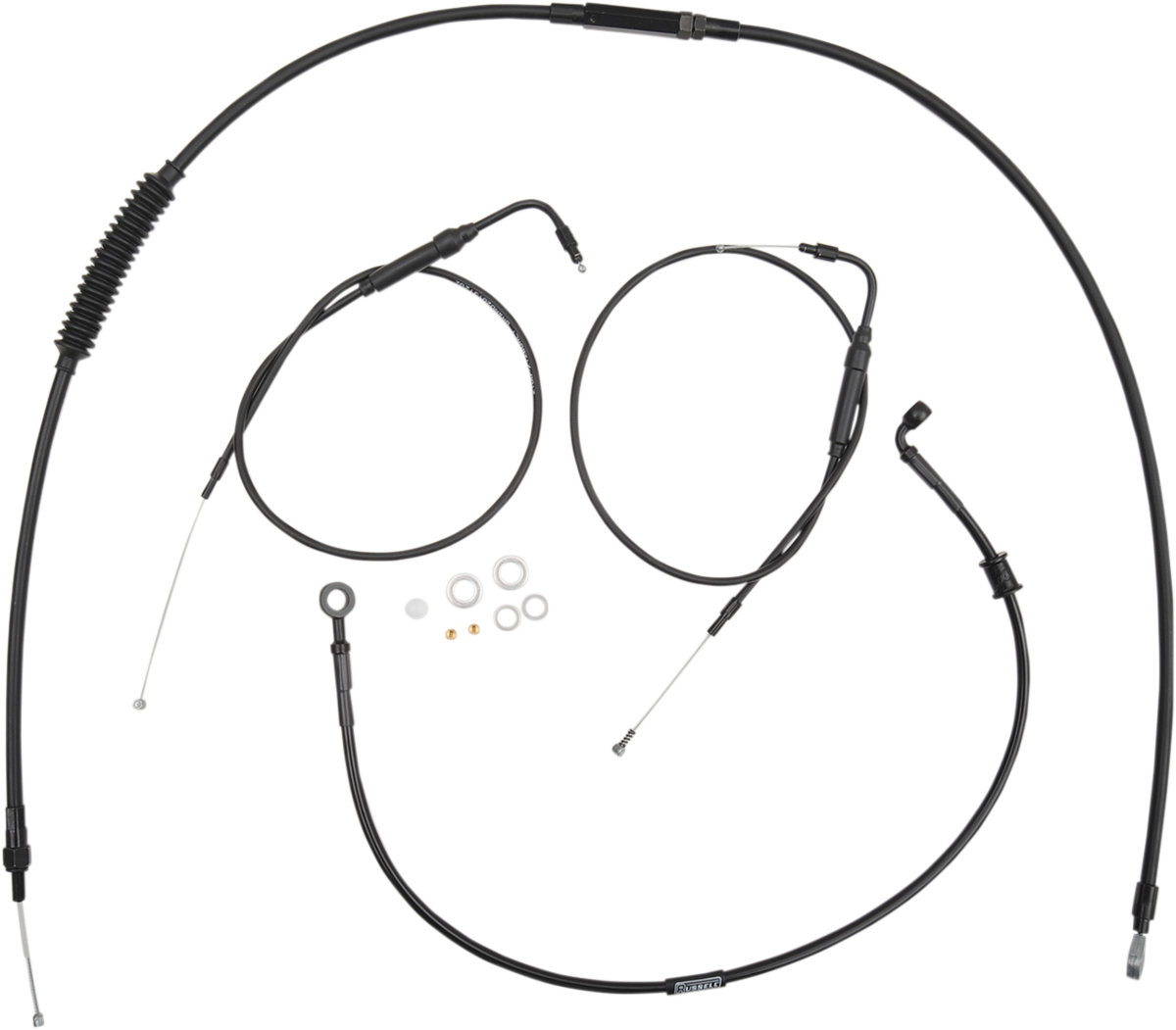 BURLY BRAND Handlebar Cable And Brake Line Kit - Clubman Handlebars B30-1097