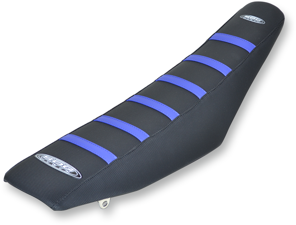 SDG 6-Ribbed Seat Cover - Blue Ribs/Black Top/Black Sides 95926BK