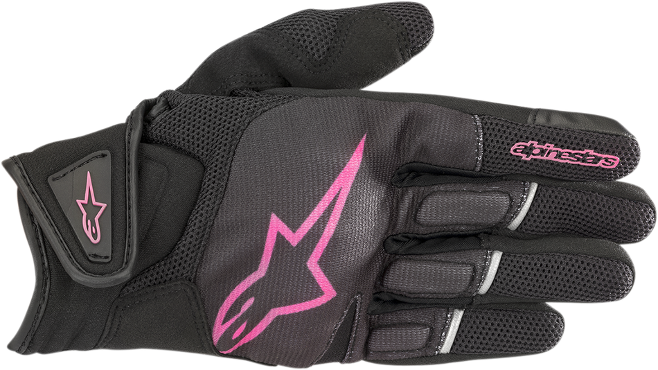 ALPINESTARS Stella Atom Gloves - Black/Fuchsia - Medium 3594018-1039-M