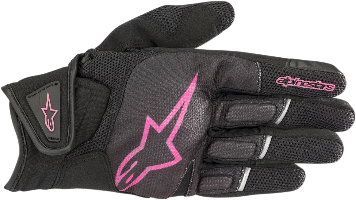 ALPINESTARS Stella Atom Gloves - Black/Fuchsia - Medium 3594018-1039-M