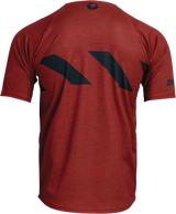 THOR Assist Hazard Jersey - Short-Sleeve - Heather Red/Black - XS 5020-0001