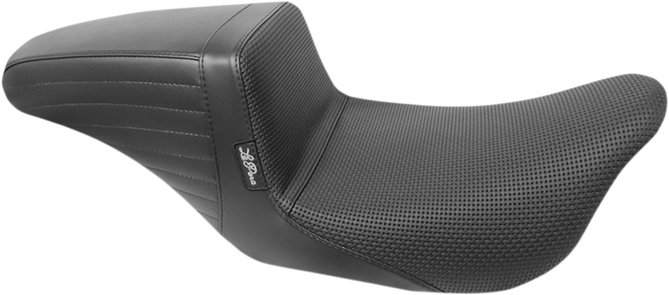 LE PERA Kickflip Seat - Basketweave - Black - FL '08-'22 LK-597BW