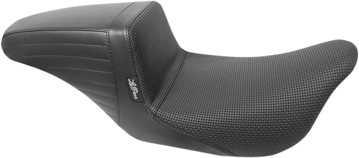 LE PERA Kickflip Daddy Long Legs Seat - Basketweave - Black - FL '08+ LK-597DLBW