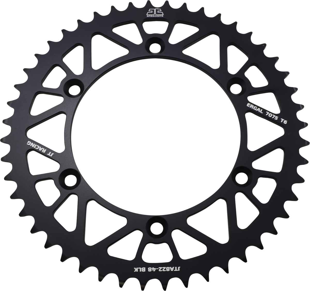 JT SPROCKETS Rear Sprocket - Black - 48 Tooth JTA822.48BLK