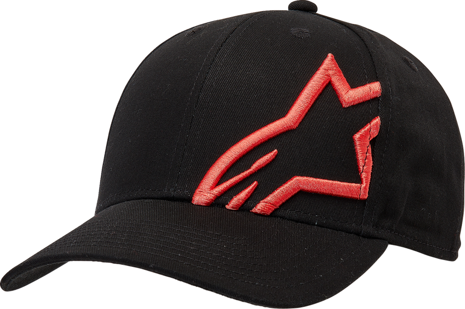 ALPINESTARS Corp Snap 2 Hat - Black/Warm Red - One Size 1211810091523OS