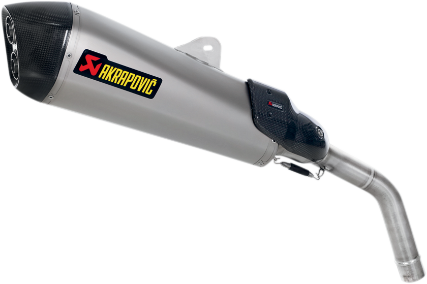 AKRAPOVIC Muffler - Titanium - Tiger 800 2011-2016 S-T800SO1-HZAAT 1811-2489