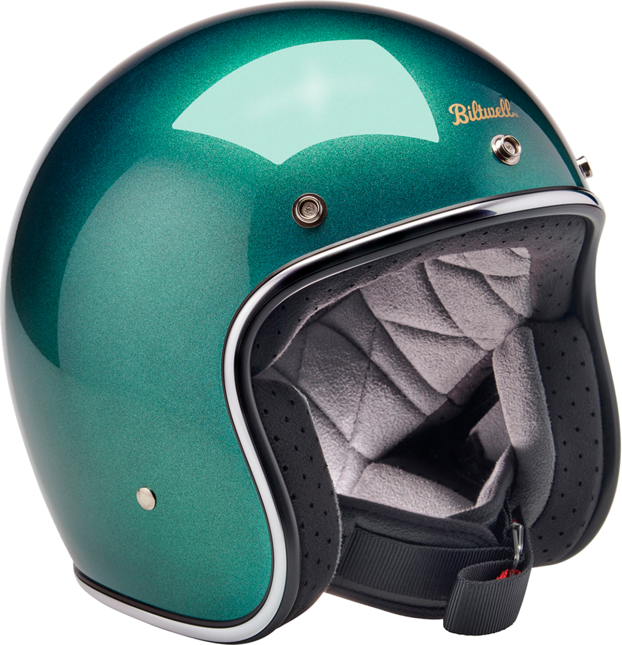 Casco BILTWELL Bonanza - Verde Catalina metálico - Mediano 1001-358-203 