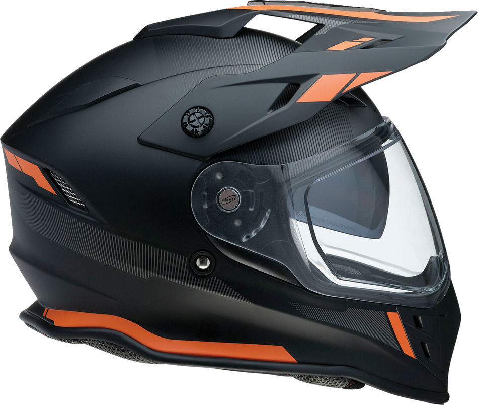 Z1R Range Helmet - Uptake - Black/Orange - Medium 0140-0116