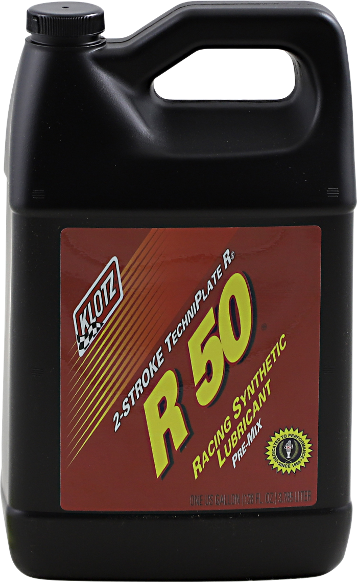 KLOTZ OIL R-50 Racing TechniPlate Synthetic Premix 2-Stroke Oil - 1 U.S. gal. KL-105