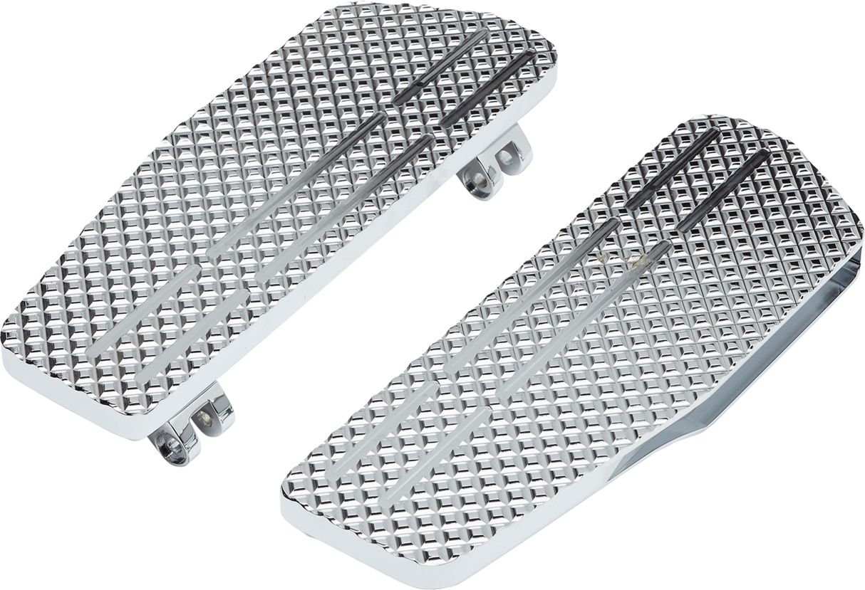 LA CHOPPERS Billet County Floorboards - Chrome - FL LA-P101-00C