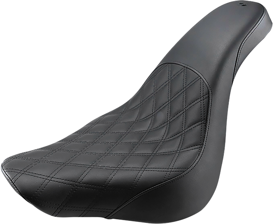 SADDLEMEN Profiler Seat - Front Lattice/Rear Smooth - Black - FLFB/S 818-27-149