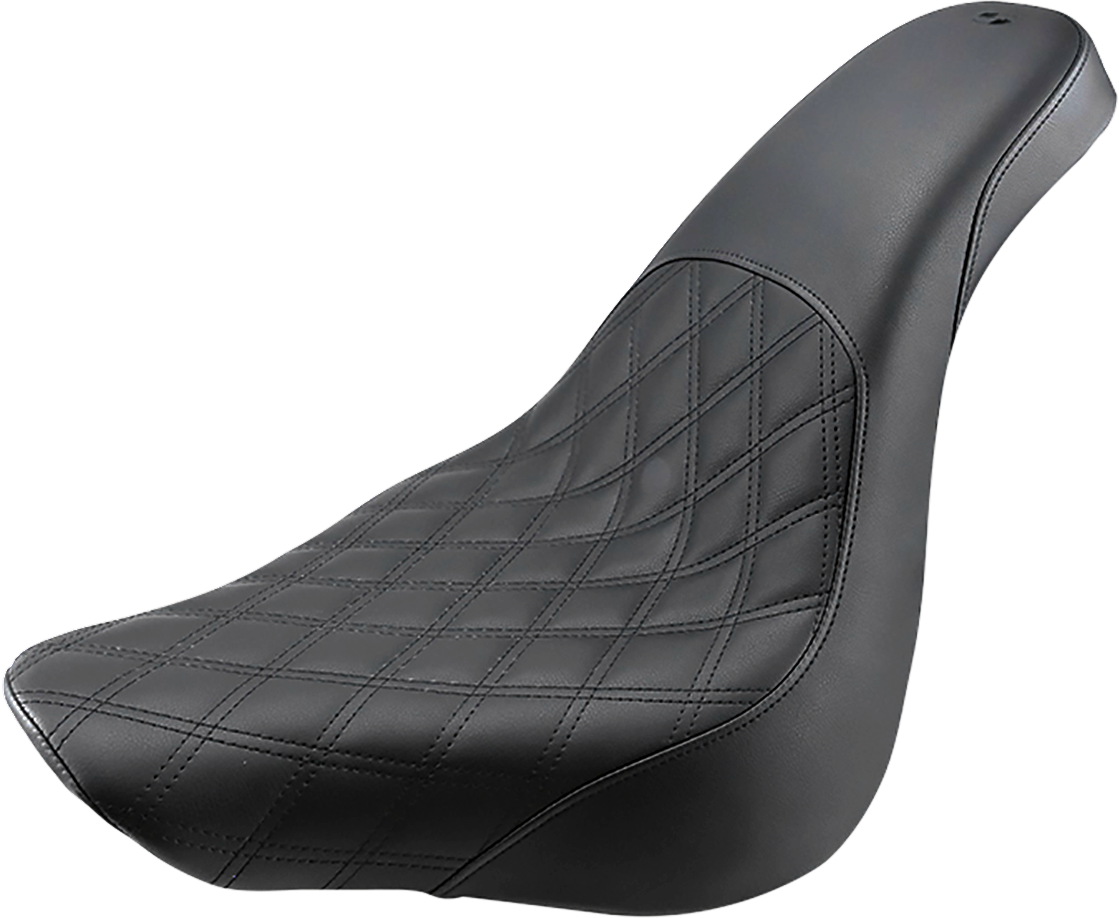 SADDLEMEN Profiler Seat - Front Lattice/Rear Smooth - Black - FLFB/S 818-27-149