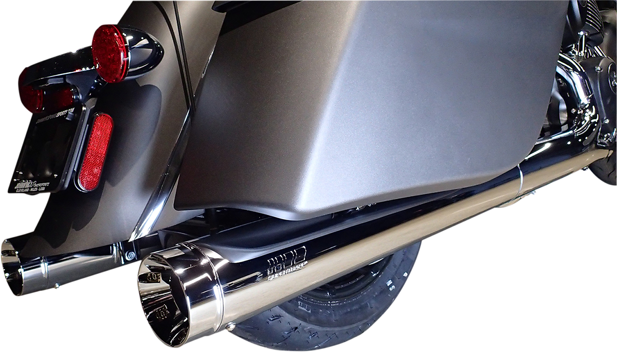 SUPERTRAPP Mufflers - Chrome - Indian Touring with Luggage 140-21770