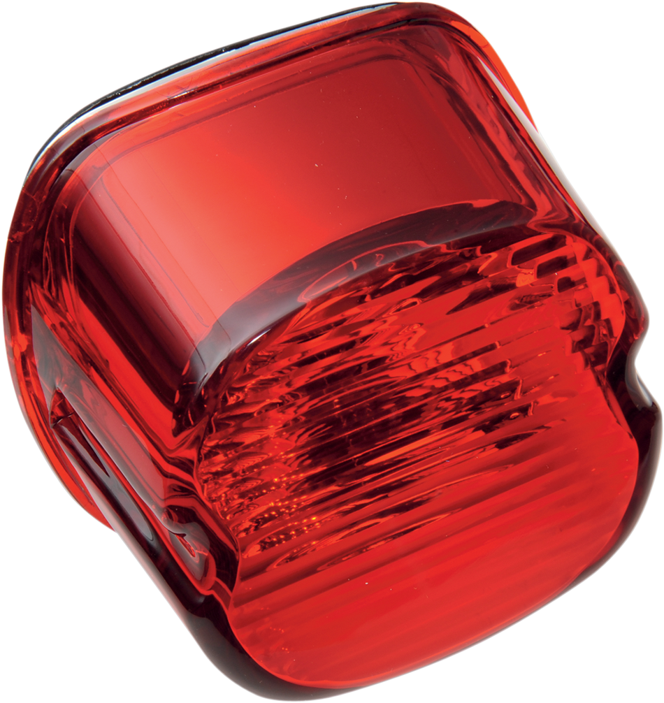 DRAG SPECIALTIES Laydown Taillight Lens - Red 12-0416A