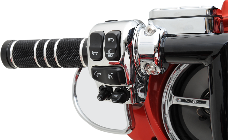 DRAG SPECIALTIES Switch Housing - Chrome F/14-22TOURING,EXC FLHRXS H07-0772-A