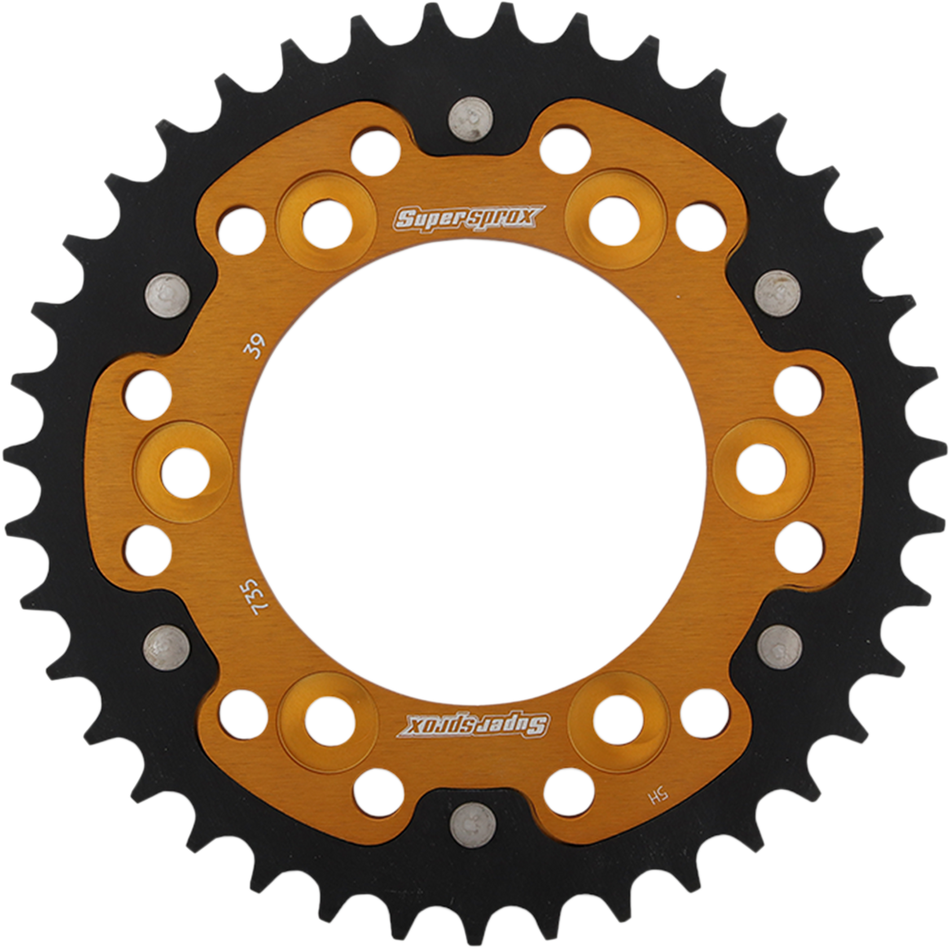 SUPERSPROX Stealth Rear Sprocket - 39 Tooth - Gold - Ducati RST-735-39-GLD