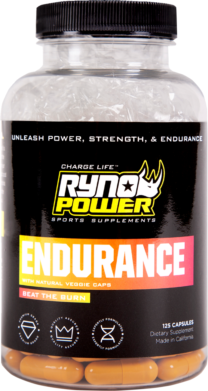 RYNO POWER Endurance Capsules - 125 ct. Bottle END884