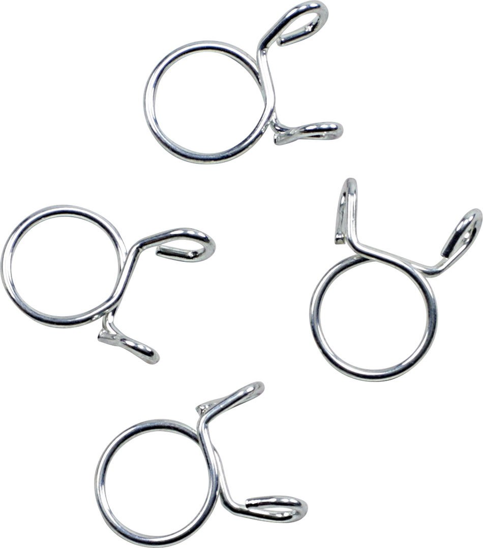 ALL BALLS Refill Kit - Wire Clamp - Silver - 4-Pack FS00044