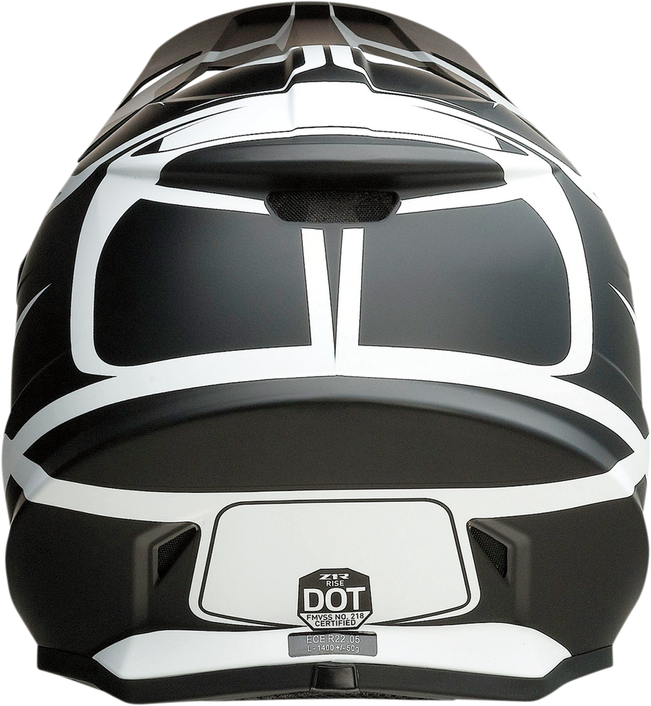 Z1R Rise Helmet - Flame - Black - Medium 0110-7226