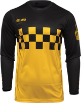 THOR Hallman Differ Cheq Jersey - Yellow/Black - Large 2910-6589