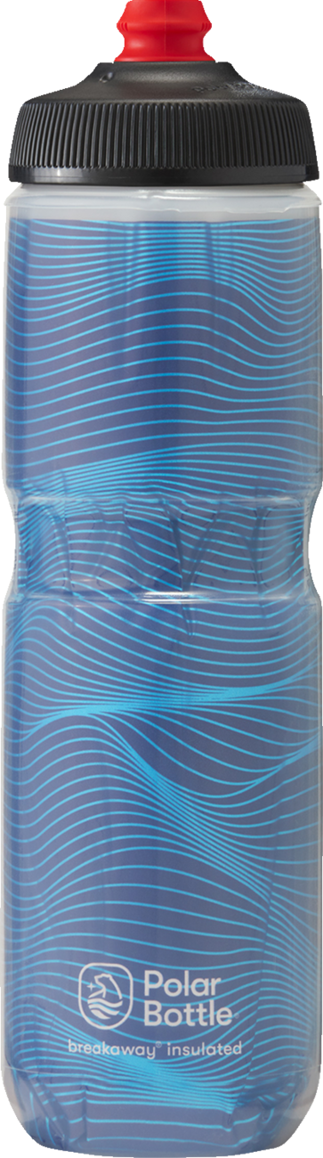 POLAR BOTTLE Breakaway Insulated Bottle - Bolt - Blue/Silver - 24 oz. INB24OZ15