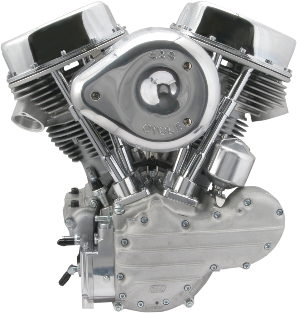 S&S CYCLE Complete Engine - P-93 Series 1970-1984 custom chassis with alternator-style primary 106-0821 0901-0180