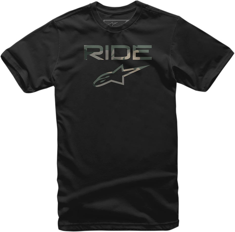Camiseta ALPINESTARS Ride 2.0 - Camo/Negro- XL 1119-7200610-XL 