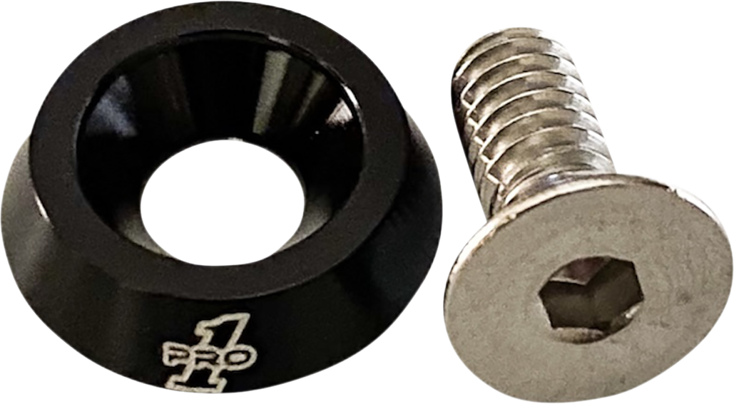 PRO-ONE PERF.MFG. Seat Bolt - 1/4"-20 - Black 100200