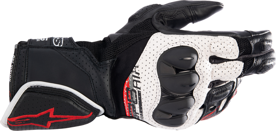 ALPINESTARS SP-8 V3 Air Gloves - Black/White/Bright Red - Small 3558621-1304-S