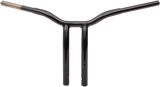 LA CHOPPERS Handlebar - Kage Fighter - One Piece - Bent - 14" - Black LA-7338-14B