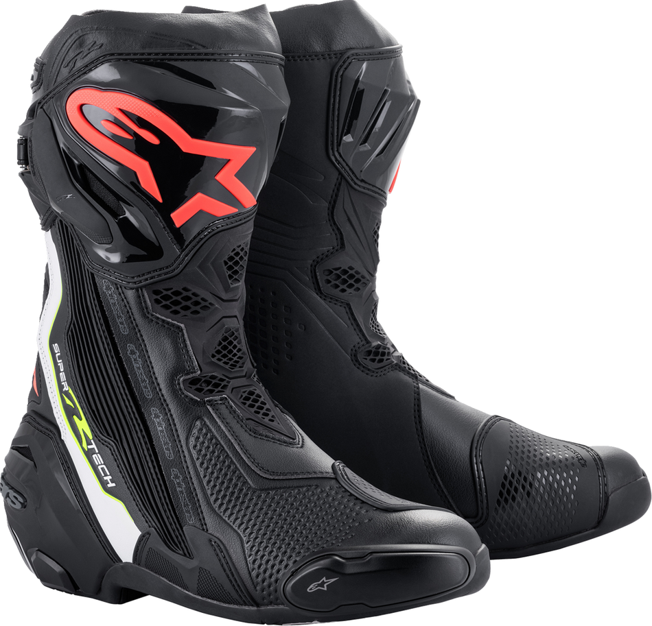 ALPINESTARS Supertech R Boots - Black/Red - US 9.5 / EU 44 2220021-1236-44