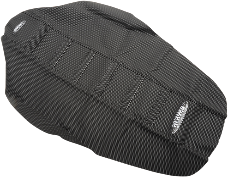 SDG 6-Ribbed Seat Cover - Black Ribs/Black Top/Black Sides - CRF 150 95999