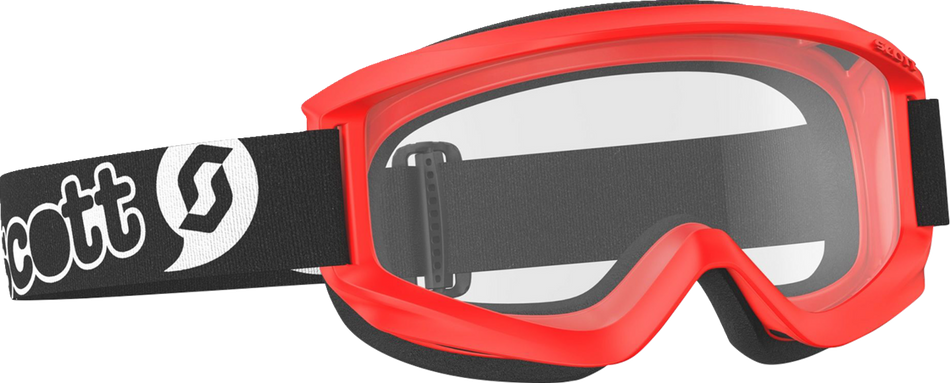 SCOTT Youth Agent Goggles - Red - Clear 272839-0004043