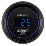 Autometer Cobalt Digital 52.4mm Black Vacuum/Boost Gauge 6959