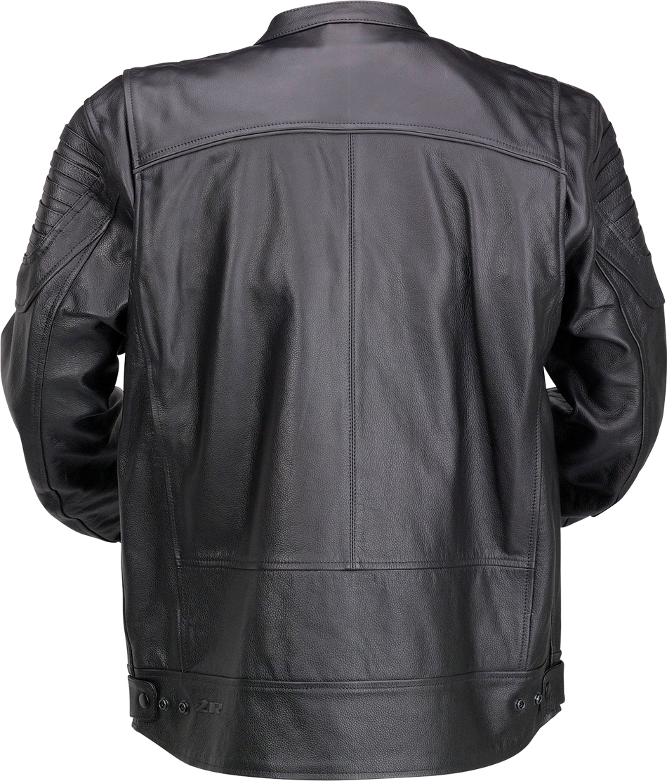 Z1R Widower Leather Jacket - Black - Large 2810-3971