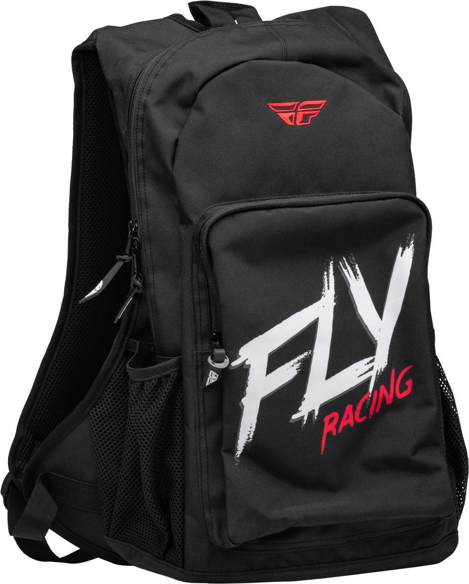 FLY RACING Jump Pack Backpack Black/White 28-5073