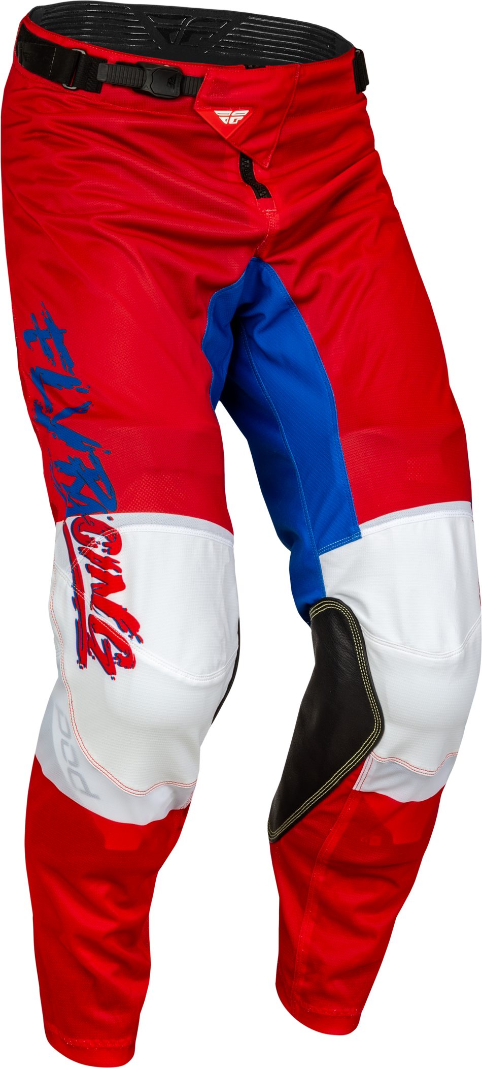 FLY RACING Youth Kinetic Mesh Khaos Pants Red/White/Blue Sz 22 377-34422