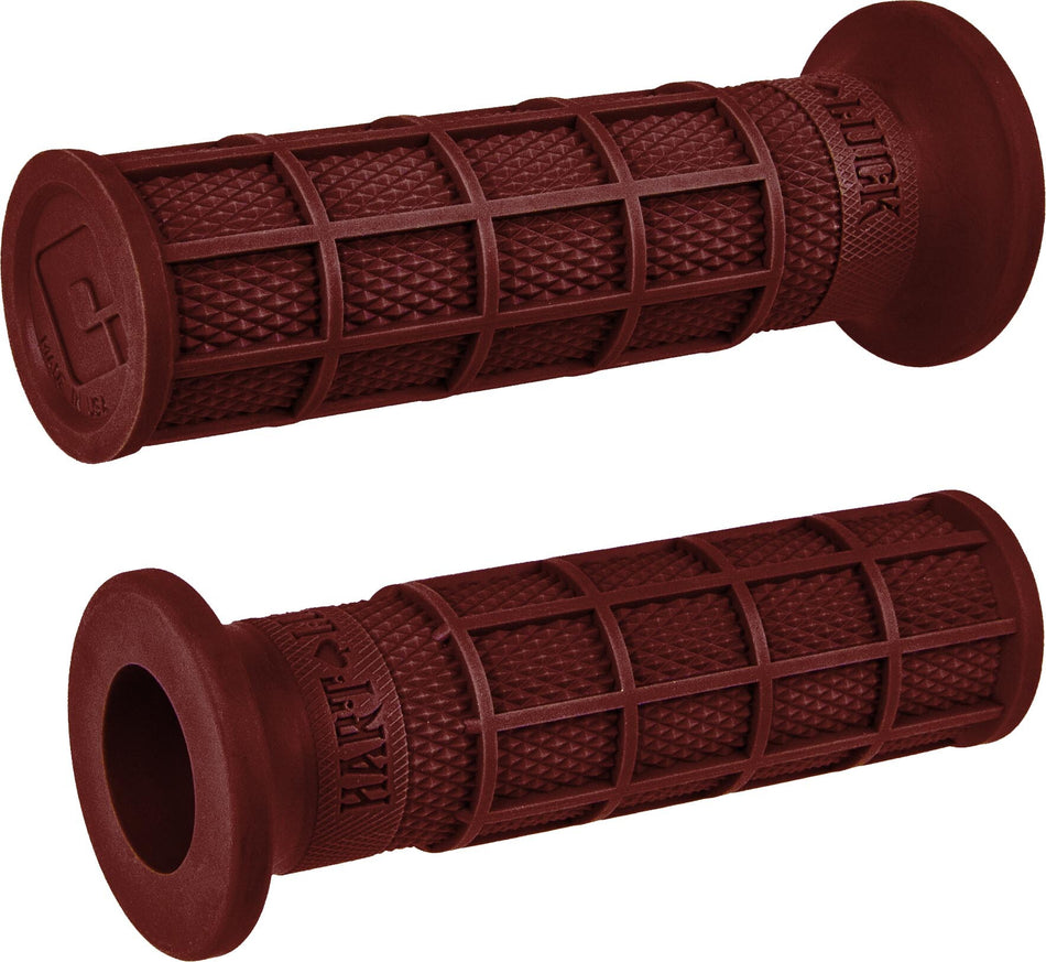 ODISingle Ply Waffle Grips Vtwin Dark RedV02FWDR