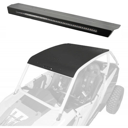 PRO ARMOR Asylum Roof W/ Light Bar Solar Black P141R123SLR