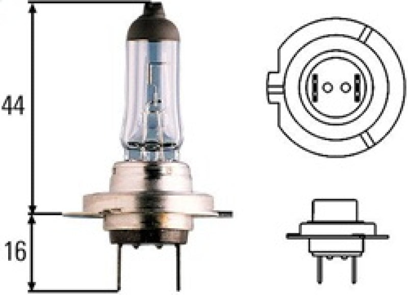 Hella Optilux H7 100 W XB Extreme Blue-Glühbirnen (Paar) LAH71070307